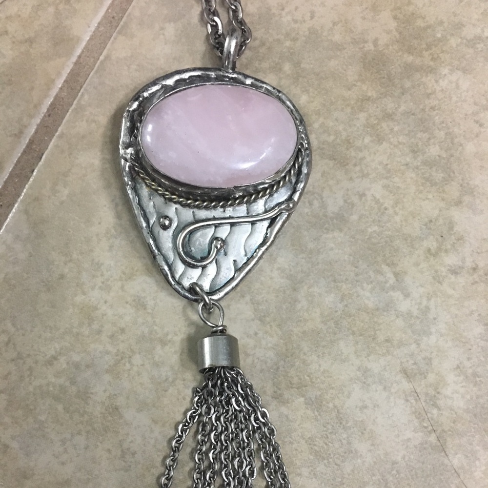 18” Southwest sterling silver necklace